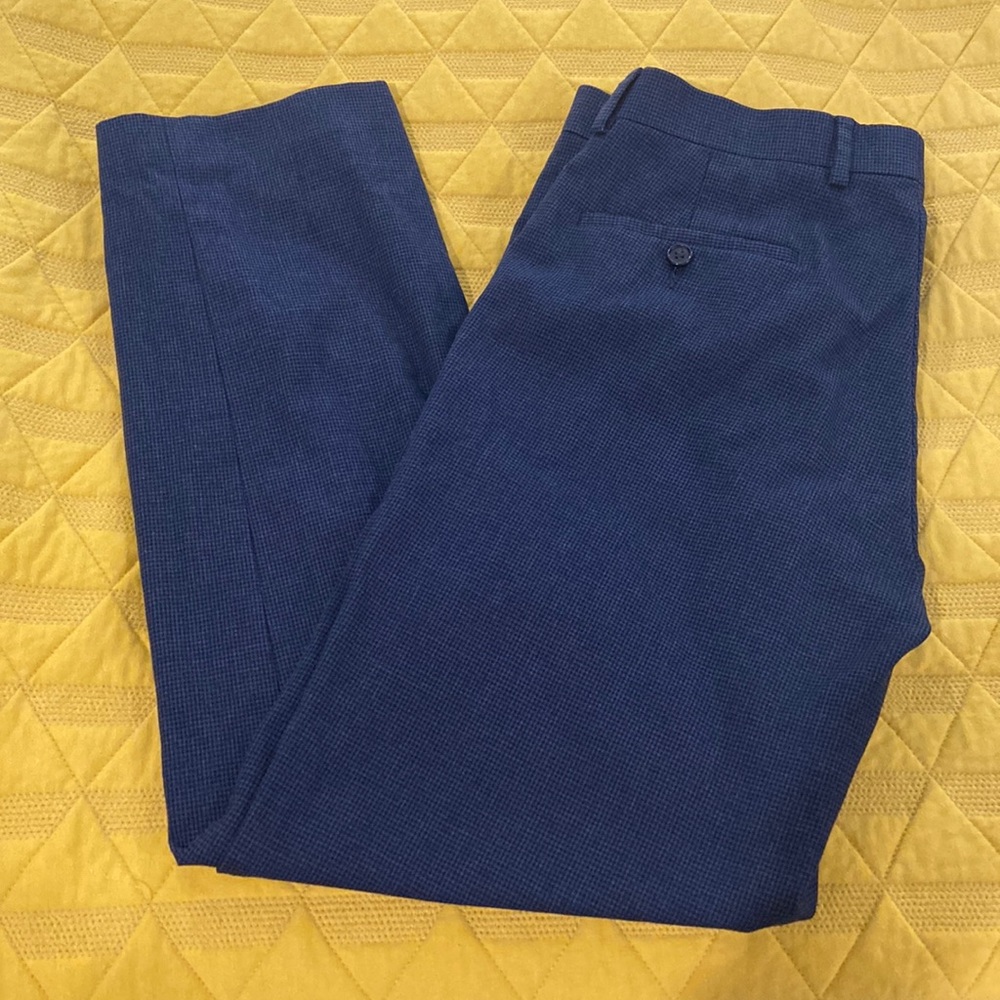 Ralph by Ralph Lauren Houndstooth Flat Front Work Pants